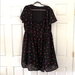 TORRID Fox Print Skater Dress Size 20